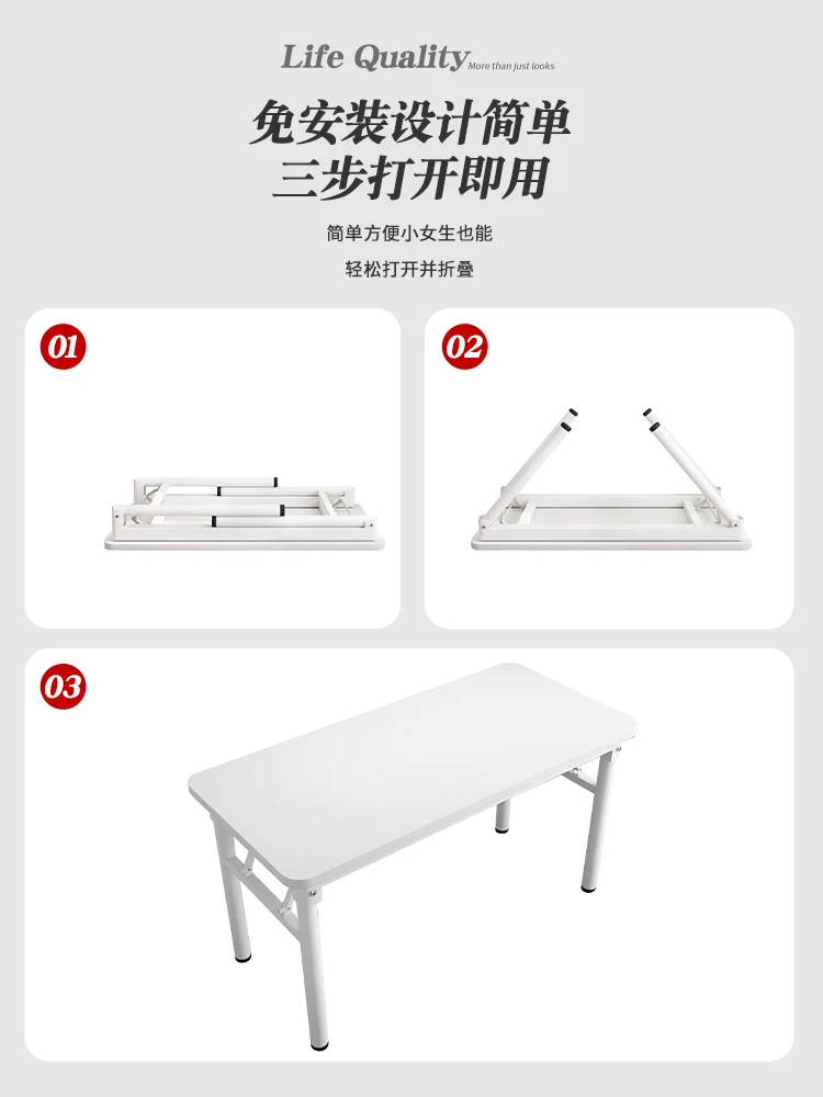Hogar, escritorio plegable para computadora, mesa de estudio.