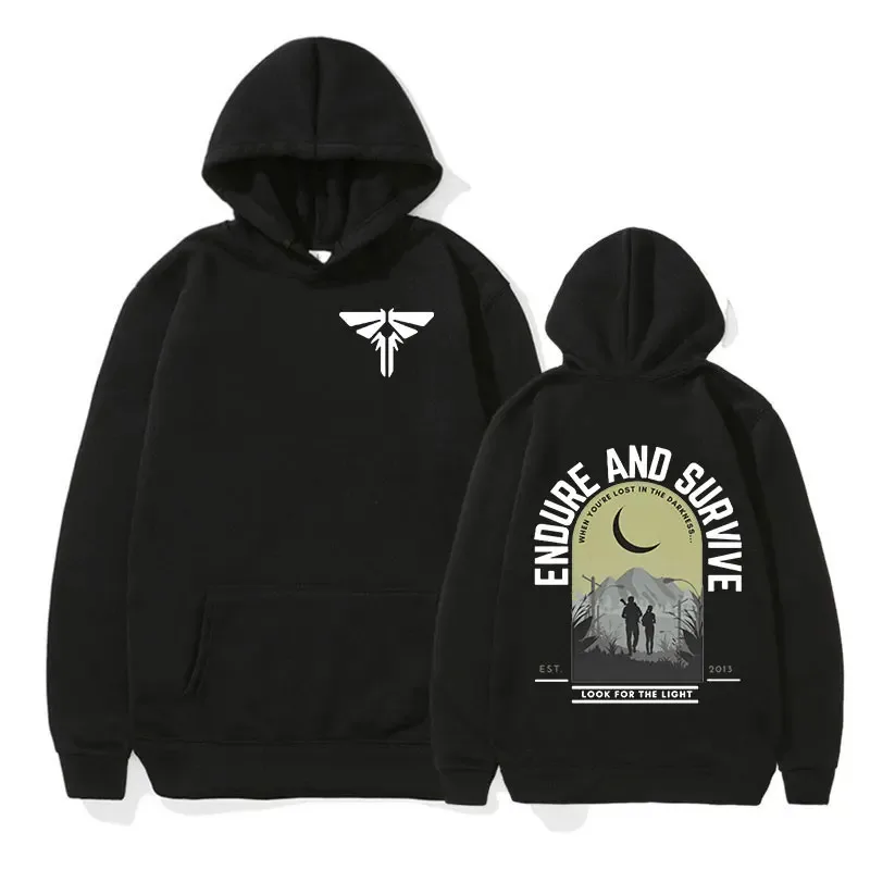 

The Last of Us Mark Hoodie Men's Women's Fashion Harajuku Vintage Hooded Sweatshirts Man Clothing Long Sleeve Oversized Pullover
