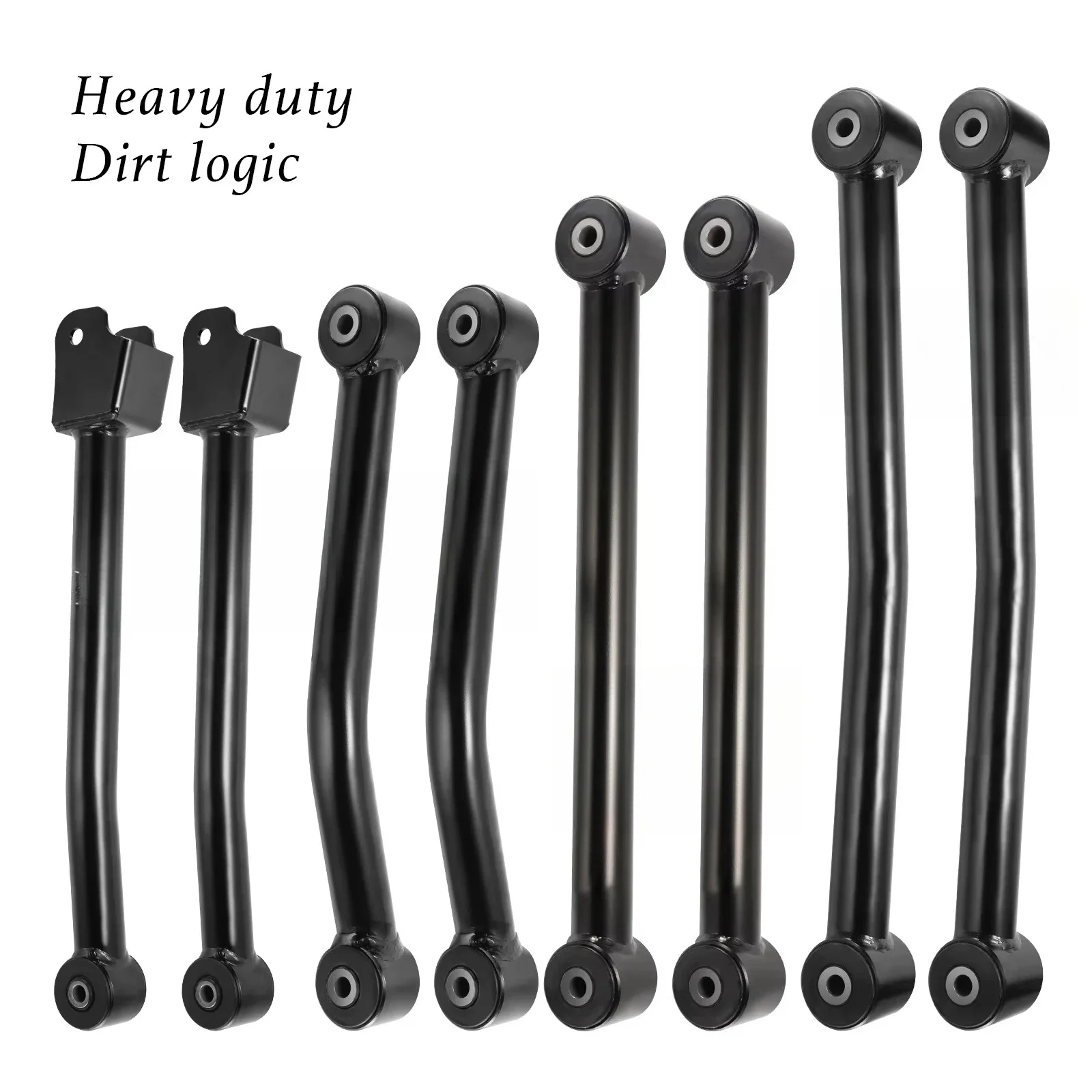 For 2007-2018 Wrangler JK 2.5 / 3.5 '' Suspension Lift Kit Control Short Arm Shocks Track Bar