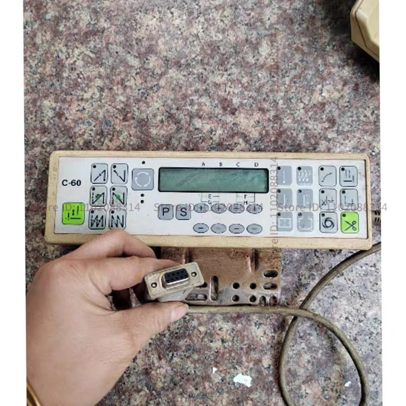 Used Original Operation Panel Board Matched for Ho Hsing Control Box C-60 Panel Industrial Lockstitch Sewing Machine