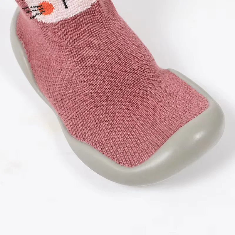 Babysocken, Schuhe für Kinder, Kleinkinder, Lauflernschuhe, Tiermuster, weiche, rutschfeste Sohle, atmungsaktive Gummi-Bodenschuhe für Jungen und Mädchen – Detail 8