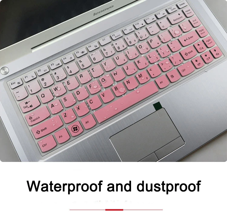 

14'' Laptop Keyboard Protector for Lenovo Ideapad Anti-dust Notebook Laptop Keyboard Sticker Desk Set Office Desk Accessories