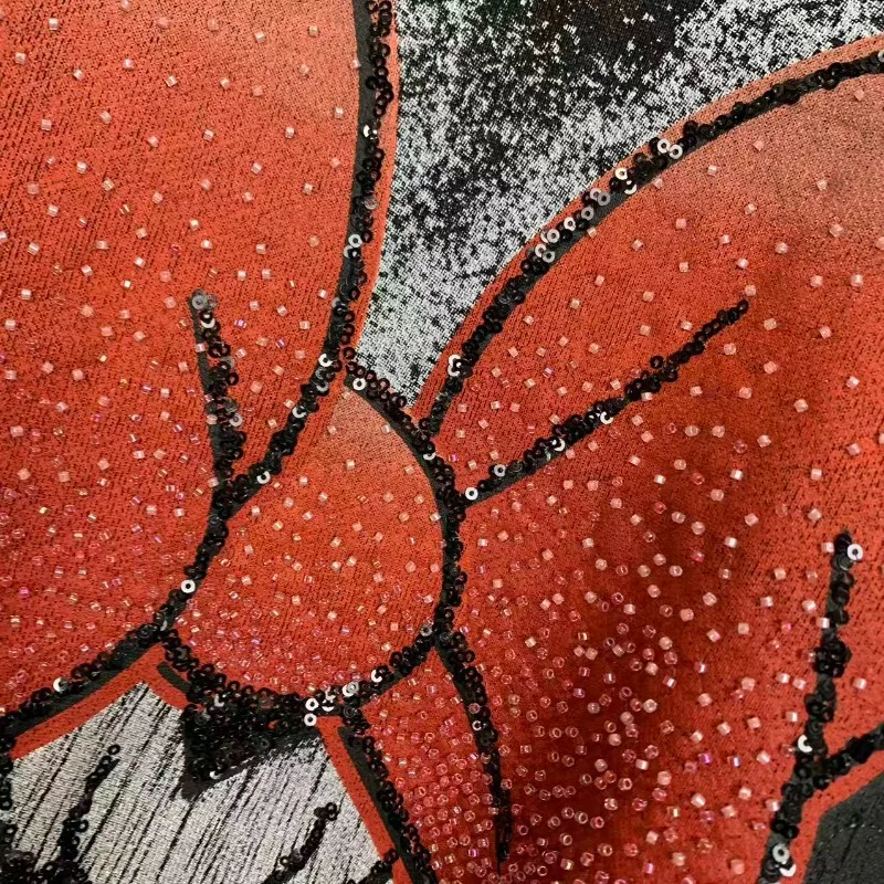 Trendy Brand Autumn Winter New Heavy Industry Cartoon Fashion Oversized Loose O-Neck Sweatshirt Women's Y2k Long-sleeves Hoodies