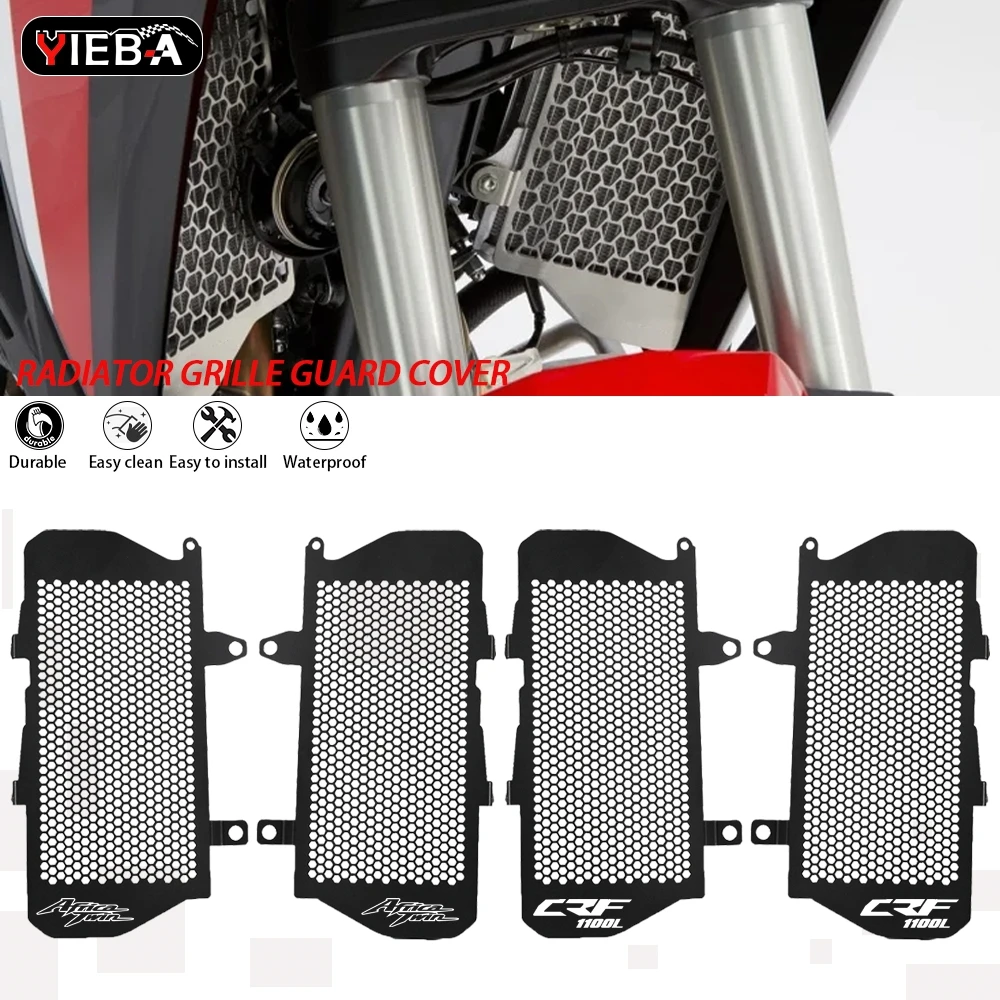 

For Honda CRF 1100L 1100 L Africa Twin 2020 2021 2022 2023 CRF1100L Motorcycle Radiator Grille Oil Cooler Guard Cover Protector