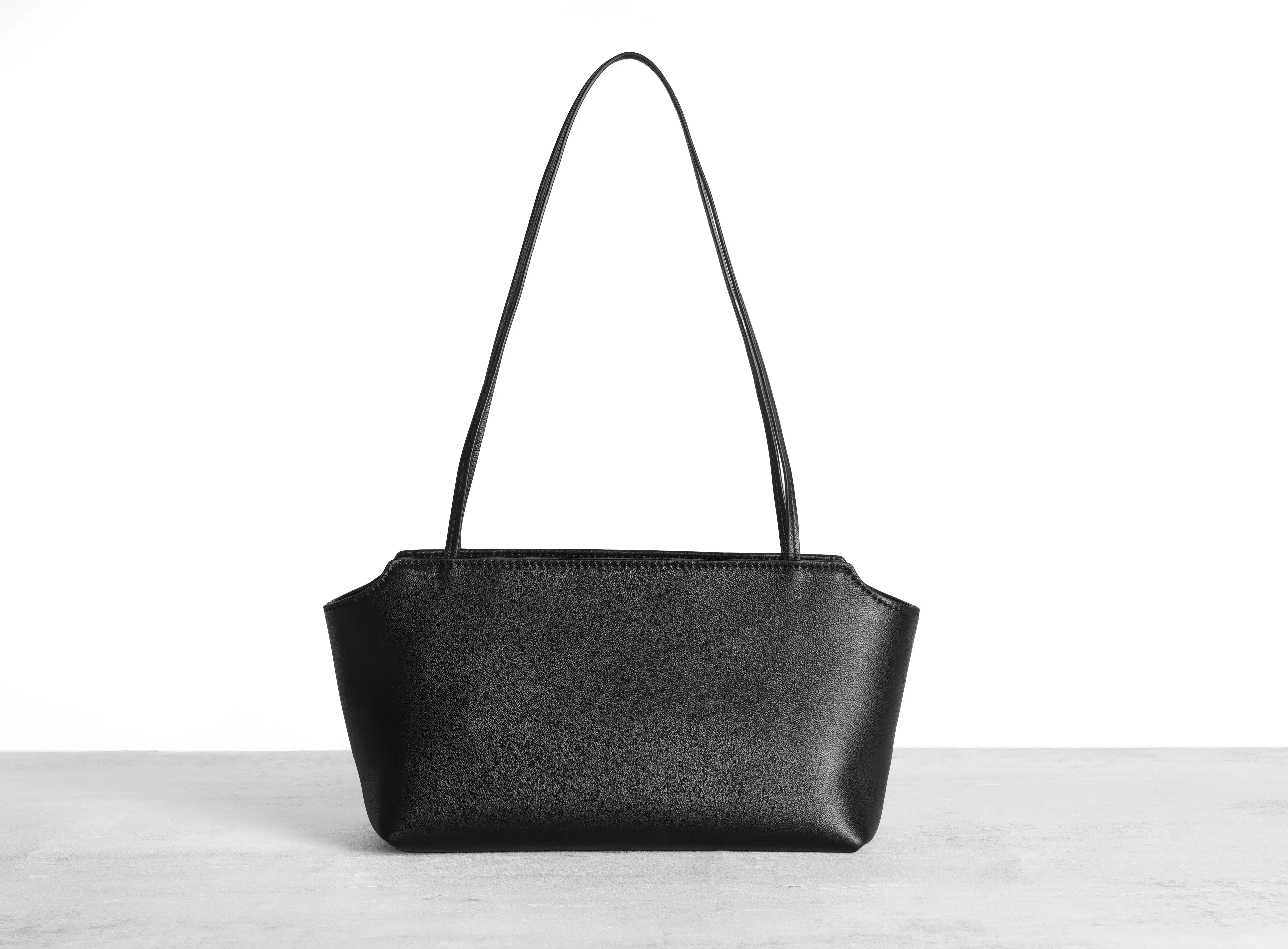 Row Terrasse Style Water Dyed Lambskin Top‑Handle Bag Women Elegant Underarm Shoulder Purse Luxury Commuter Daily Handbag for Ladies view 6
