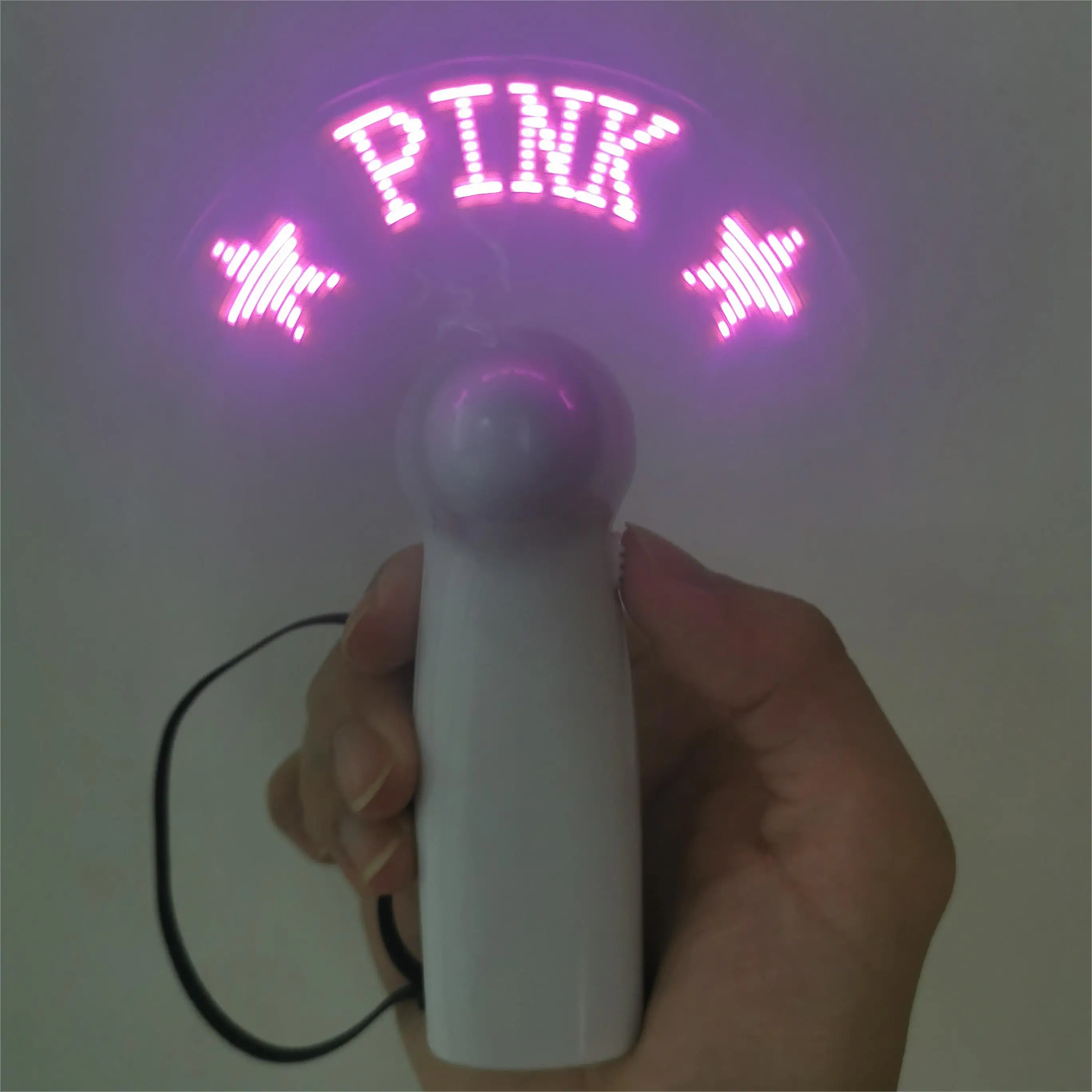 6-20 stuks aangepaste LED-ventilator gepersonaliseerde draagbare ventilatoren voorstel geschenken oplichten ventilator buiten verjaardag bruids huwelijkscadeau gunsten