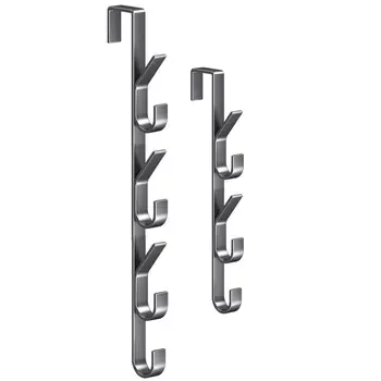 1PC dormitorio armadio appendiabiti borse cappelli e vestiti appesi al muro dietro la porta senza foratura Rack di stoccaggio