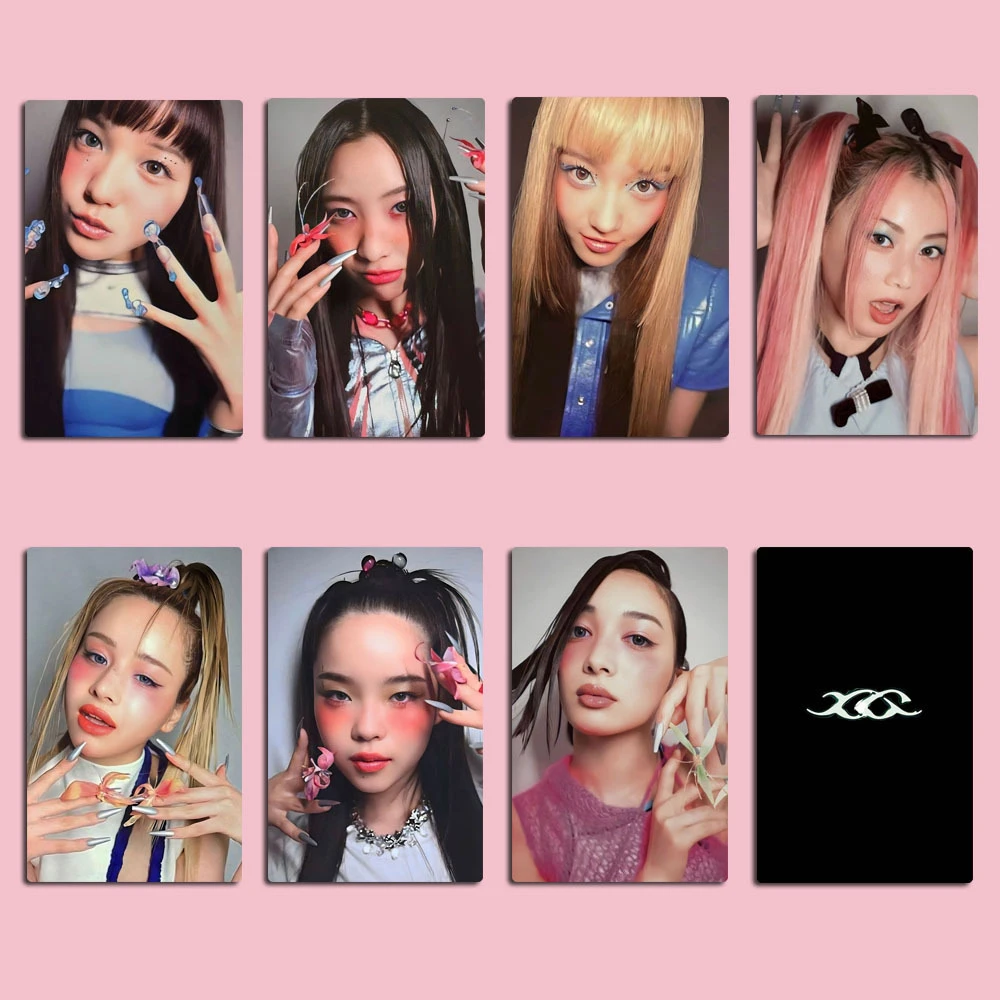 

KPOP XG новые фотокарточки, 7 шт./комплект, юрская Хината, карточка Харви, жюя Майя кокоса, двусторонние ломо-карточки, коллекция поклонников