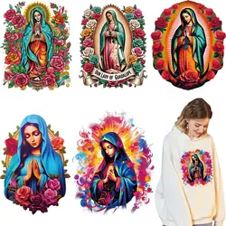 Bleautiful Our Lady Heat Sticker On t-shirt Bag ferro lavabile fai da te sul trasferimento per abbigliamento toppe di Design Ramadan sui vestiti