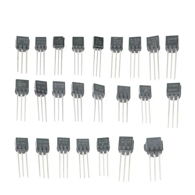 1680Pcs 24Values To-92 Transistor BC547 BC327 BC337 2N2222 3904 PNP/NPN Transistors Set Electronics Assortment Kit