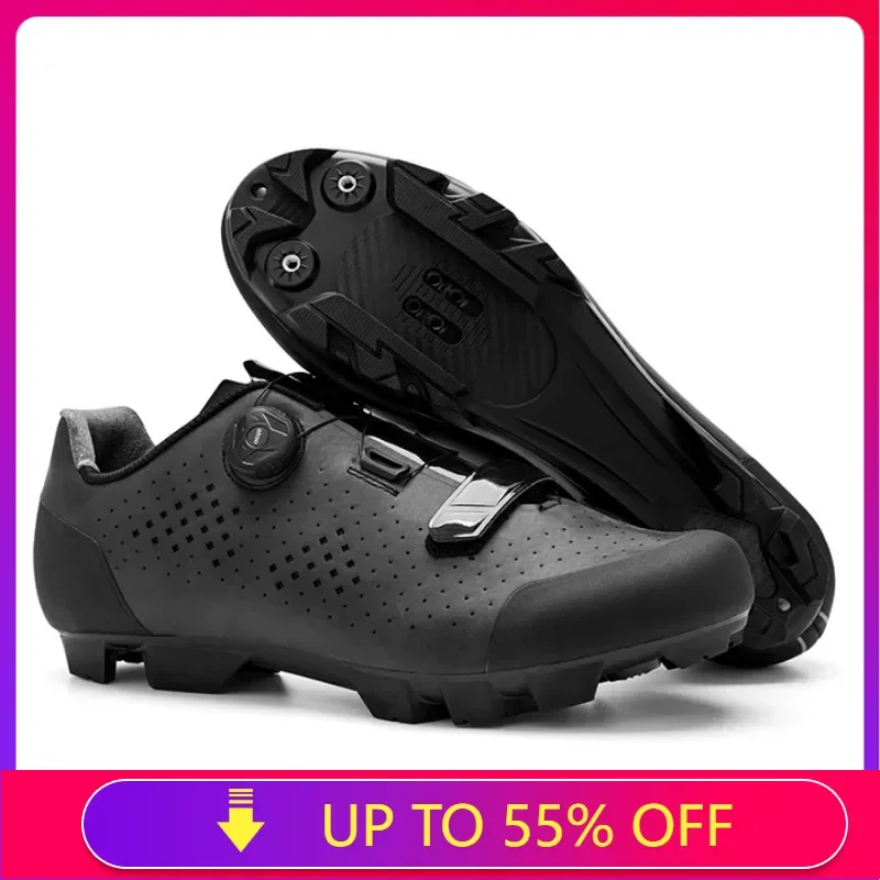 Cycling MTB Shoes Men Professional Mountain Bike Lock MTB Cycling Shoes Accessories Breathable Self-Locking Shoes