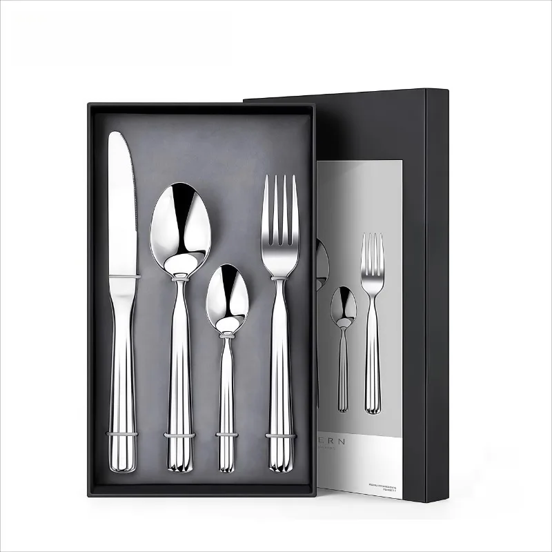 

Light luxury Nordic Western food, tableware set, stainless steel steak knives and forks, exquisite housewarming gifts