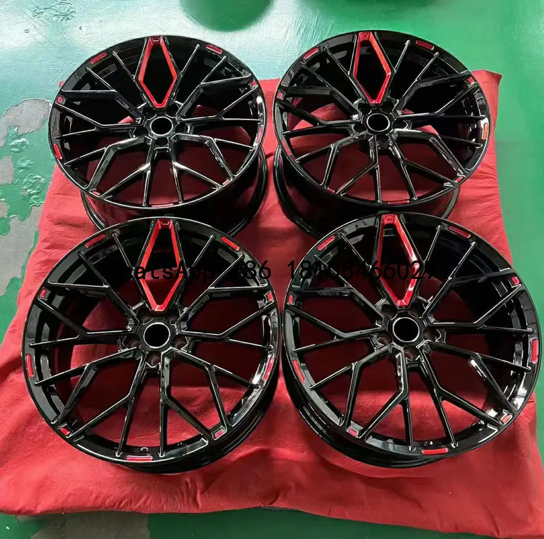 6061-T6 Monoblock Wheel Rims Hub Custom Alloy Aluminium Forged Wheels Fit For A4 A6 A7 A8 RS4 RS5 RS6 RS7 Car Rims