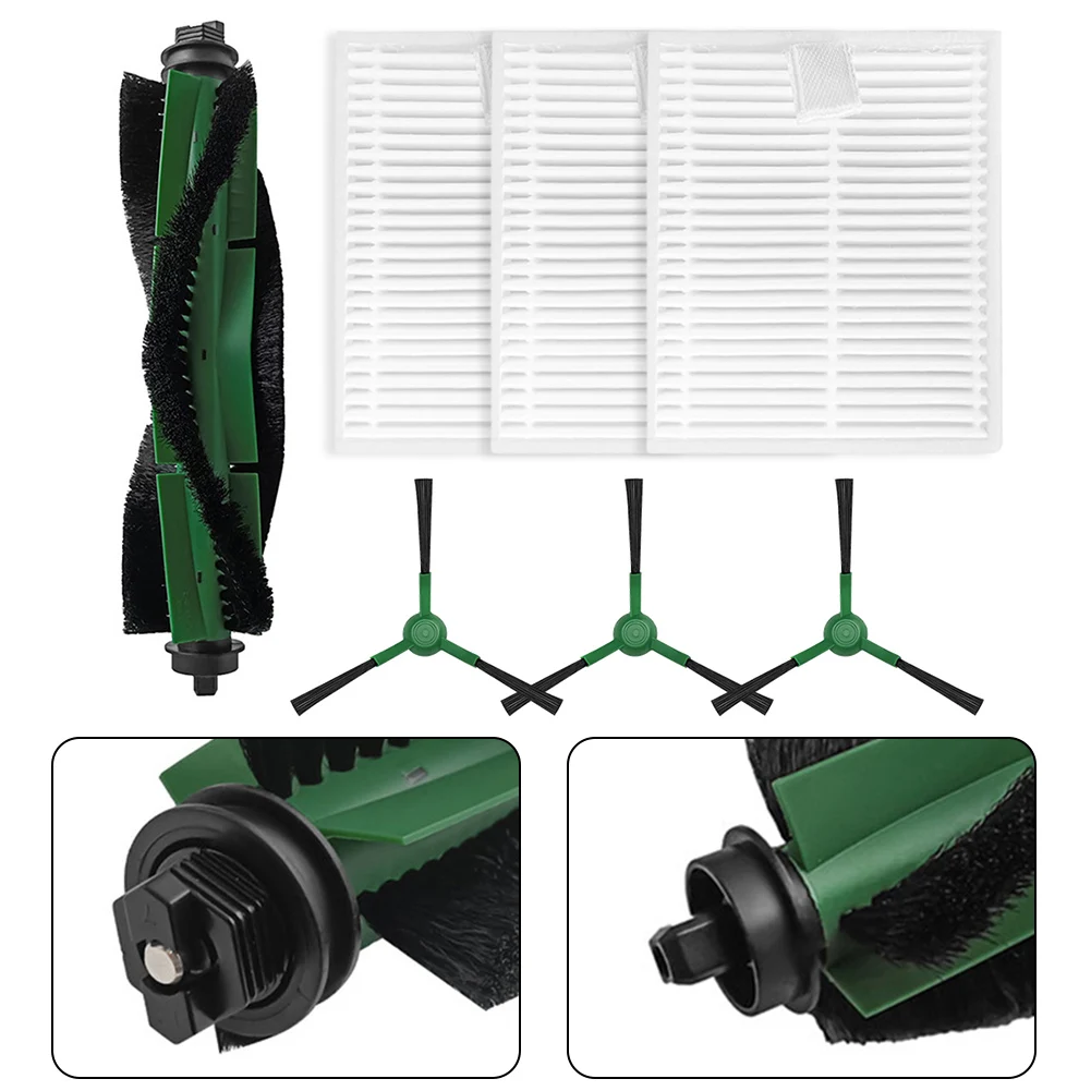 อะไหล่สำหรับ Roomba สำหรับ Essential สำหรับ Y0140 Y0110 Y0112 Q0120เครื่องดูดฝุ่นแปรงกรองชุดตัวกรองแปรงปัดด้านข้าง