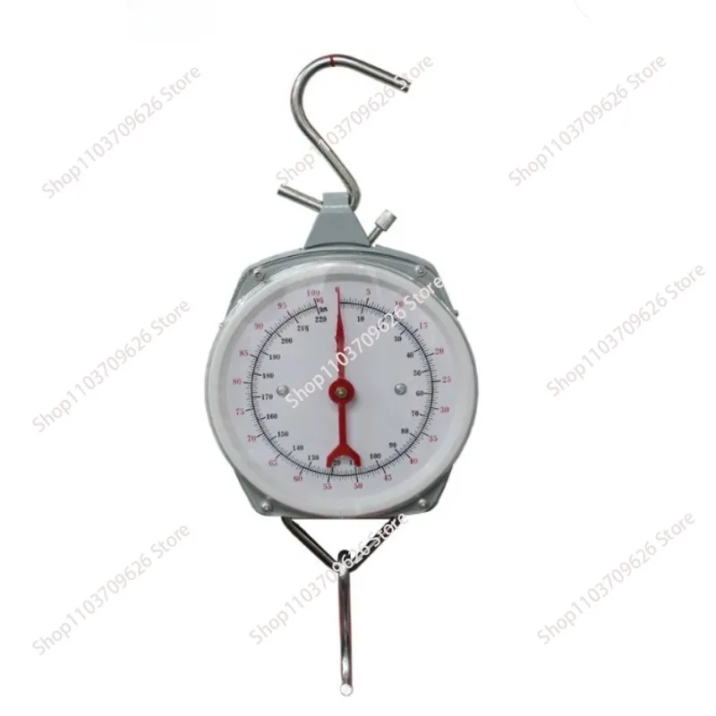 25kg mechanical pointer hanging scale, spring hook scale, disc hanging scale