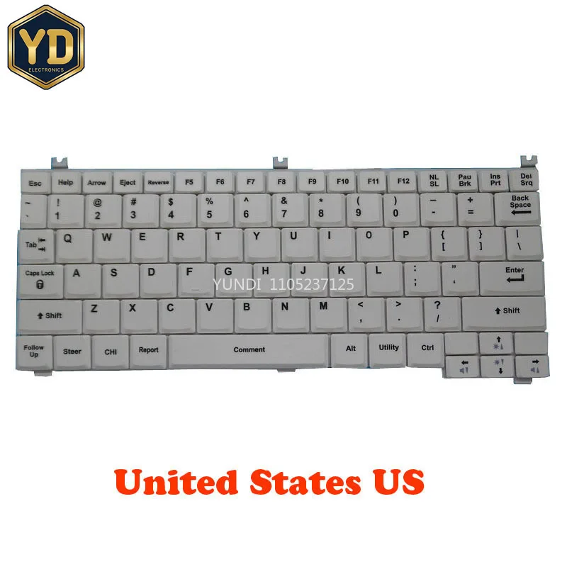 

YD For GE Healthcare Ultrasound Keyboard For LOGIQ E BT06 BT07 5123732 NSK-C4A01 For ACUSON NX3 Elite English US Medical Keyboar