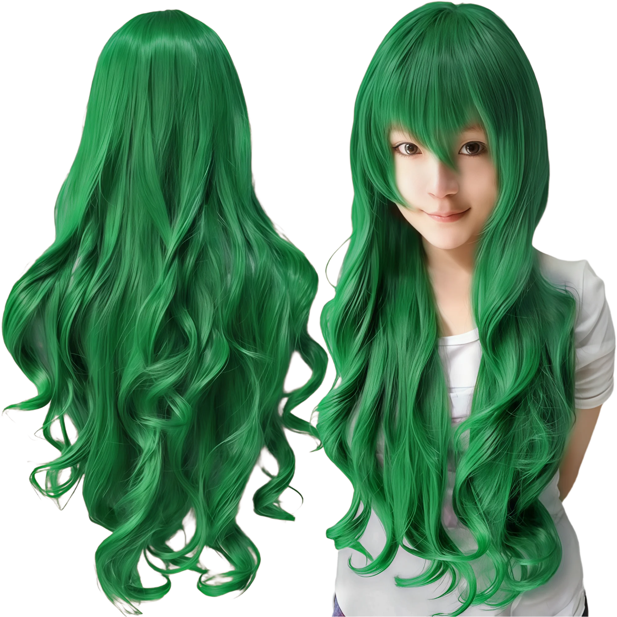 Synthetic Hair Gray Cosplay Wig Lolita Hair Curly Anime Grey Wigs Hairpiece Yukino Yukinoshita Halloween Costume Wig