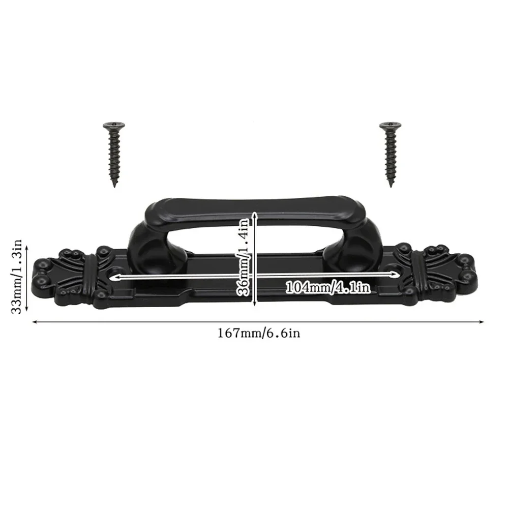 1/2pc Barn Antique Sliding Door Handles For Cabinet Wardrobe Buckle Accessories Heavy Duty Vintage Door Handle Grip