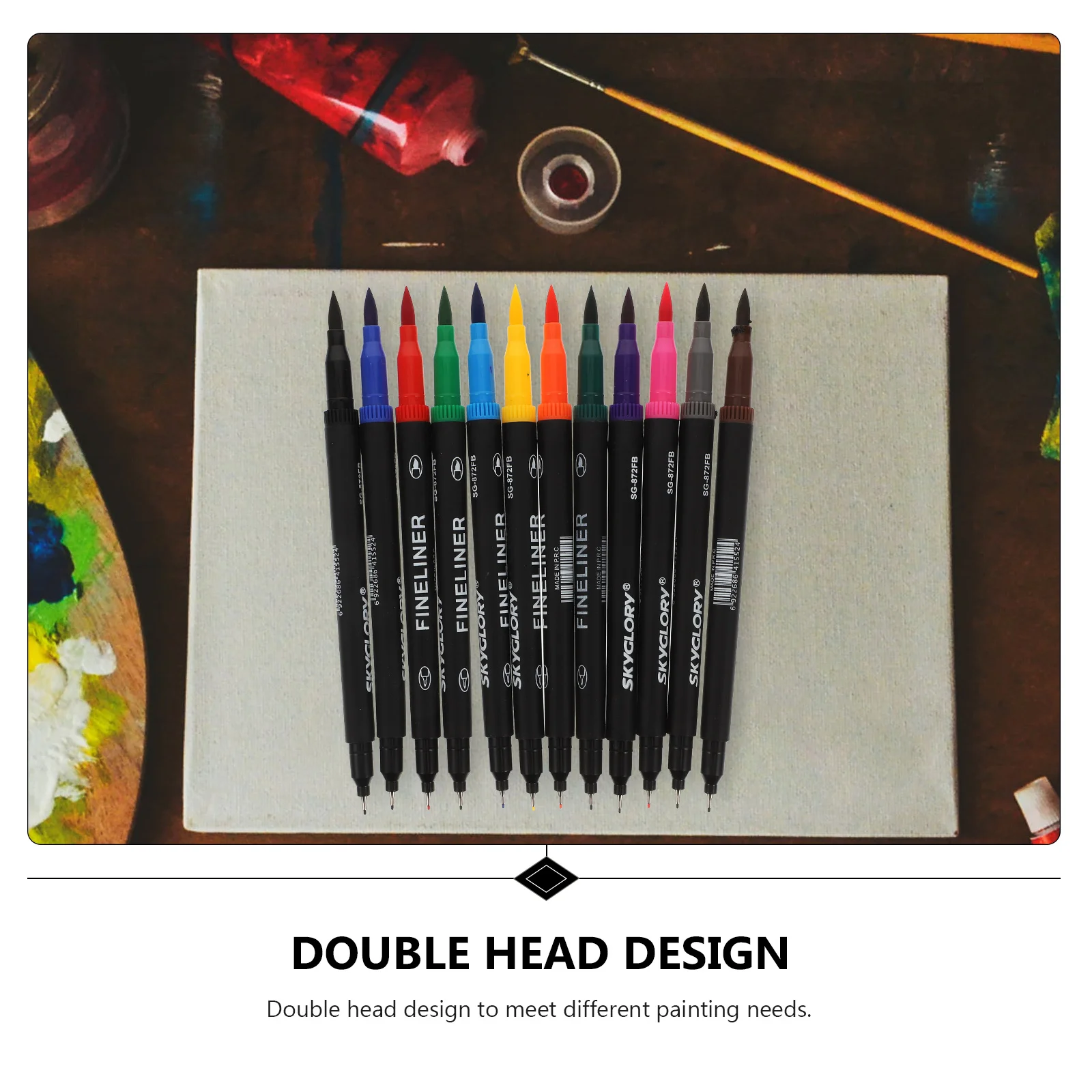 12 шт., яркие маркеры для рисования