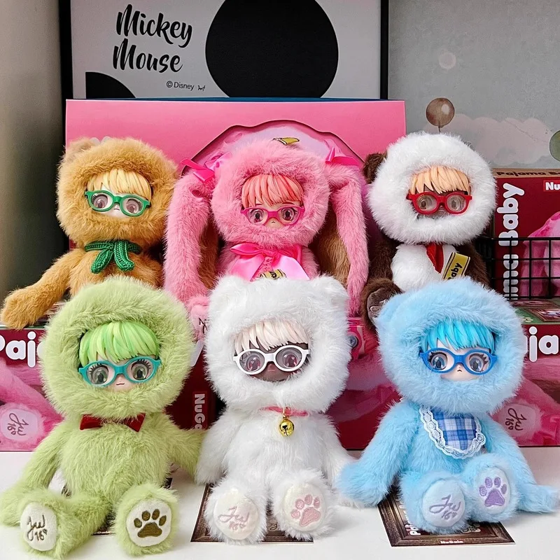 

Genuine Pajama Baby Interchangeable Glasses Series Blind Box Collection Model Mysterious Box Desktop Ornament Cute Girl Gift Toy