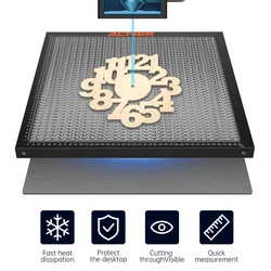 Laser Honeycomb Working Table For CO2 Laser Engraver Cutting Machine CNC Honeycomb Panel Bed 300x300/330x330/400x400/440x440mm