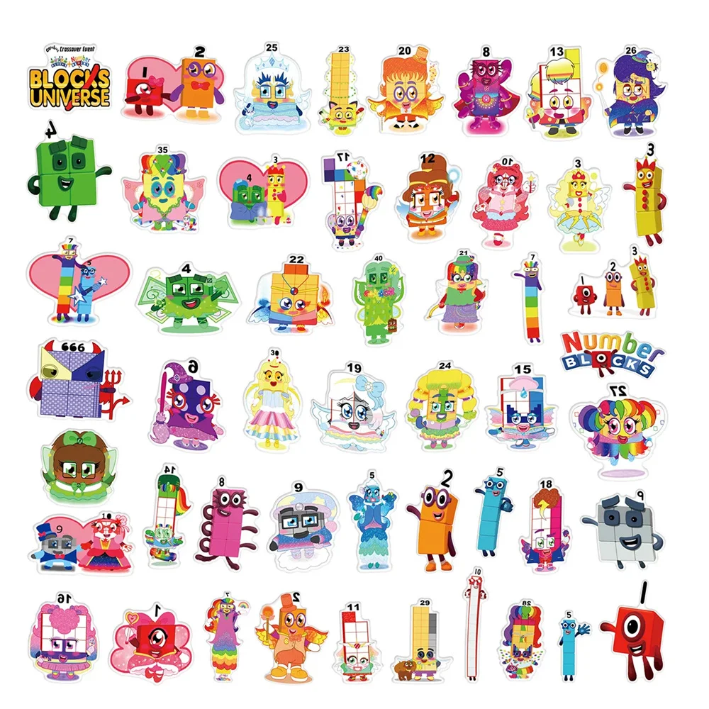 10/30/50PCS Cartoon Fantasy Universe Candy Sticker Graffiti iPad Helmet Car Water Cup  DIY Wall Sticker Toy Decoration Wholesale