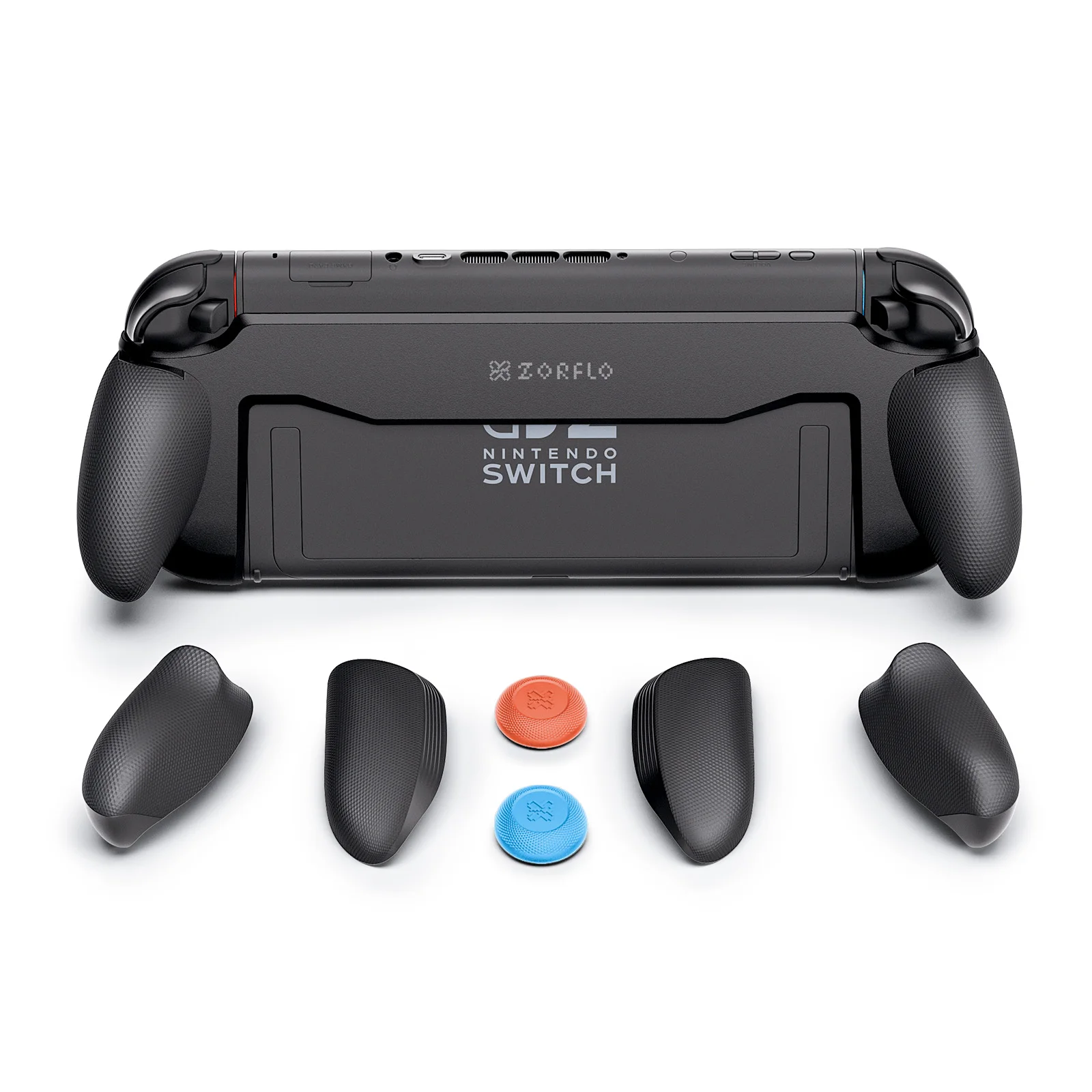 

Эргономичные силиконовые накладки для Nintendo Switch 2 2025: Нескользящие, сменные, 3 размера, совместимы с док-станцией и подставкой, для удобного использования в руке