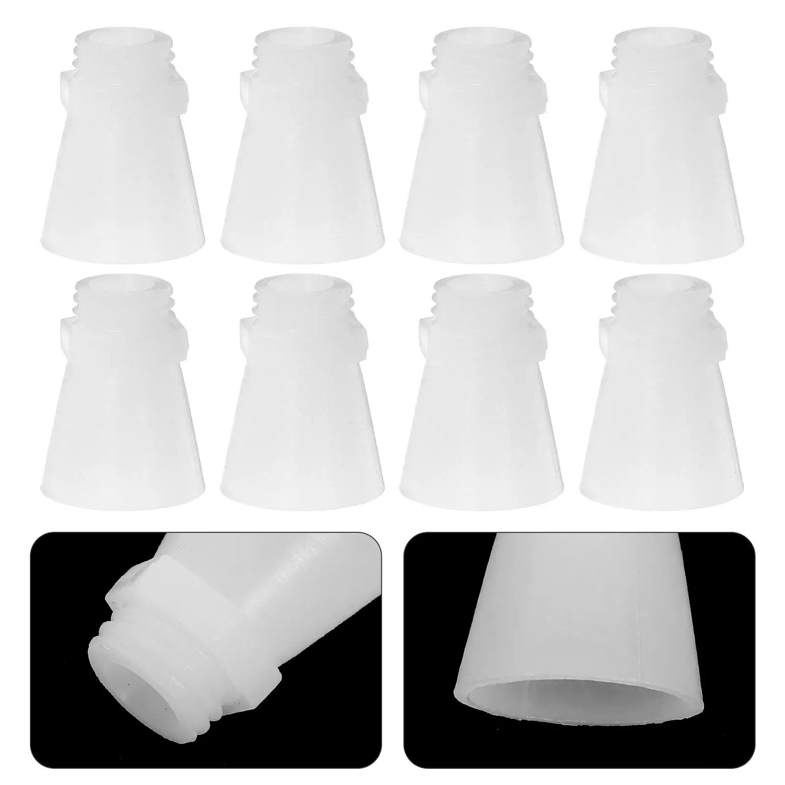 50pcs Fire Extinguisher Nozzles Wide Mouth Plastic Horn Nozzle Replacement Parts For Extinguishers Fire Protection Accessories