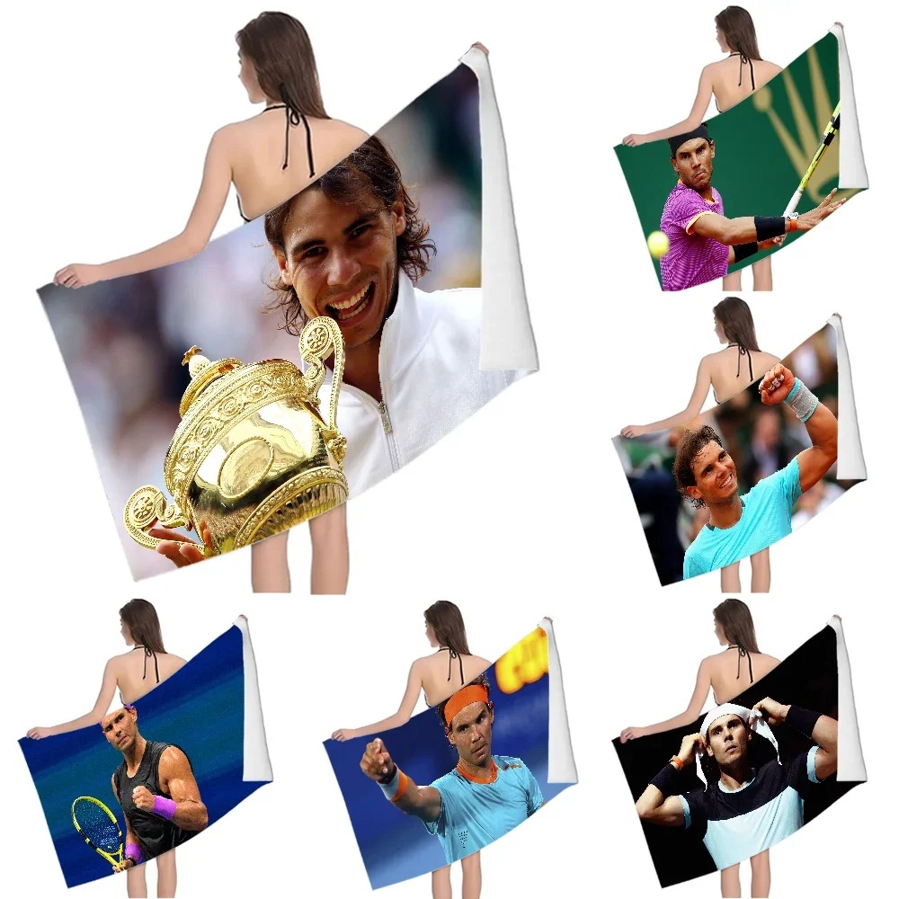 

Полотенце с узором пляжное полотенце, быстросохнущее и абсорбирующее, ткань изготовлена из хлопка и не Рафа Надаля из глины