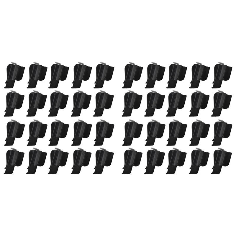 GM-40Pcs نادي الغولف تخزين كليب البلاستيك مضرب الغولف كليب المنظم الكرة حماية نوادي إكسسوارات الغولف للاعبي الغولف الأسود