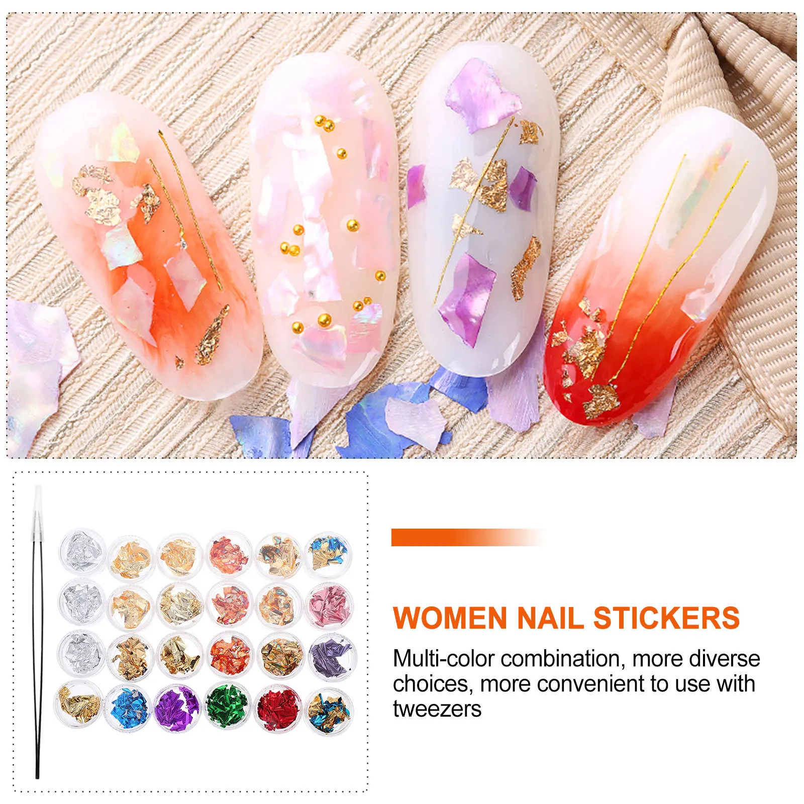 Kit de tranches de feuille d'aluminium dorée et argentée, 3 pièces, autocollants pour manucure à faire soi-même, fournitures pour Nail Art pour femmes