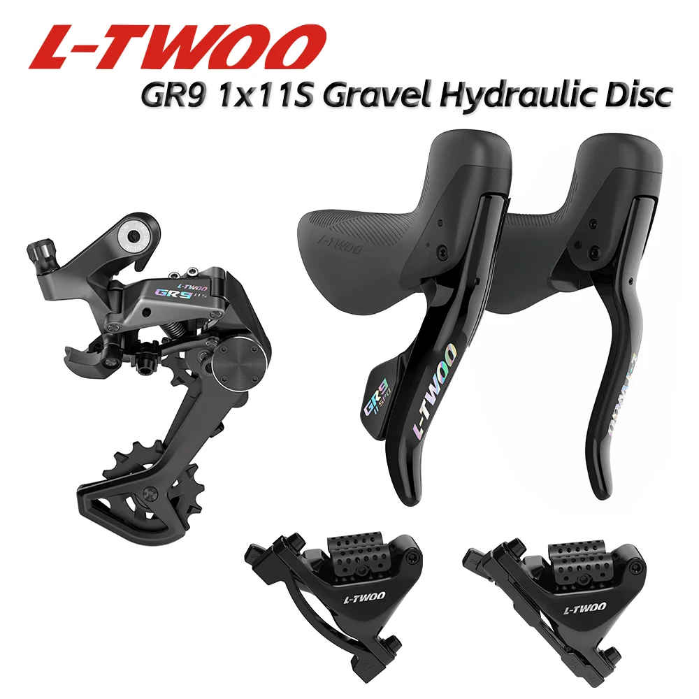 

LTWOO GR9-Disc 1x1 1s дорожная гидравлическая дисковый тормоз, гравий, групсет из углеродного волокна, 5 комплектов, эталонный GRX