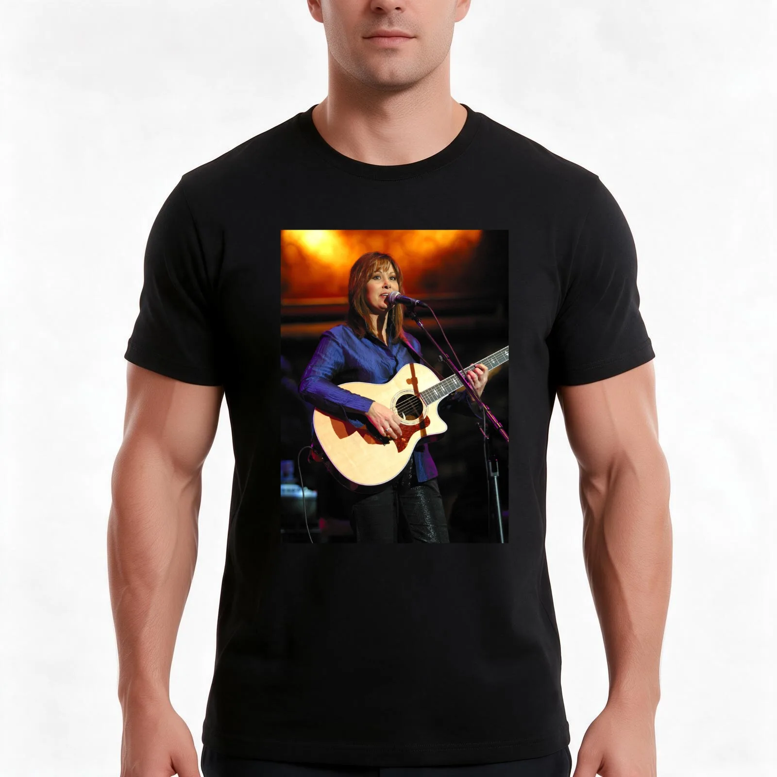 Suzy Boggus - Photograph T-Shirt, Summer Casual Cotton Tee, Oversized Streetwear Tops, Vintage Graphic Print, Unisex Men Women