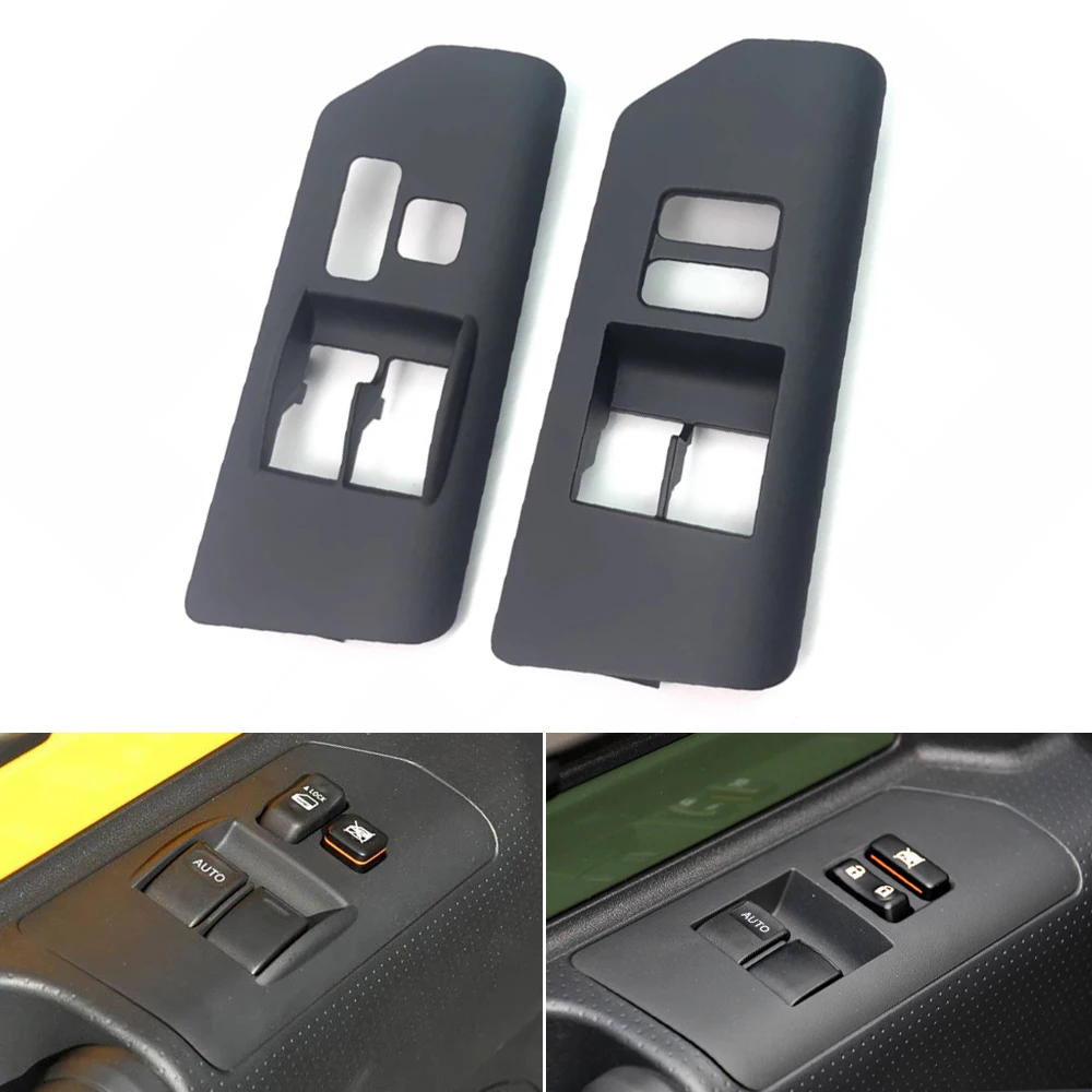 

LHD Front Driver Passenger Window Glass Up Down Control Switch Cover Trim Lifter Button Panel For Toyota FJ Cruiser 2007-2023