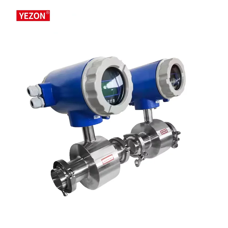 YEZON PL111 Sanitary Food Grade 1/2'' Electromagnetic Liquid Flow Meter 0.5% Accuracy for Water Peanut Oil Other Liquids OEM