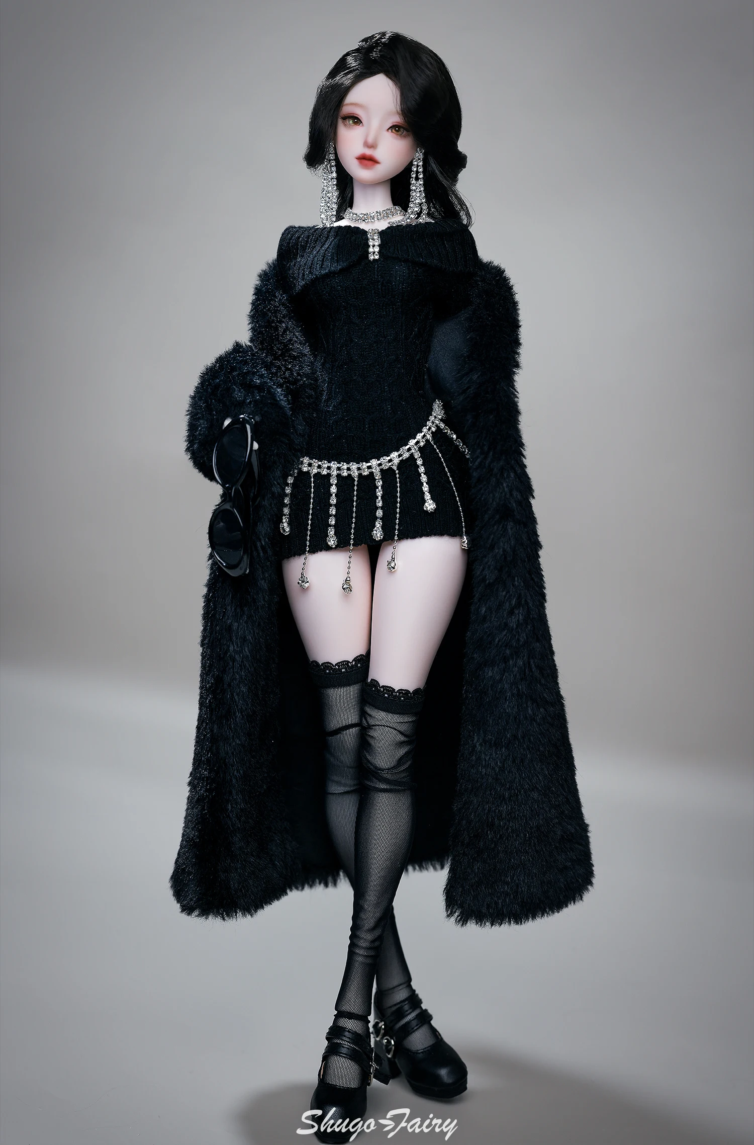 Seekly C 1/4 BJD Full Set City Belle Rich Lady Style Articulated Charming Resin Ball-Jointed Doll ShugaFairy Gift Collection