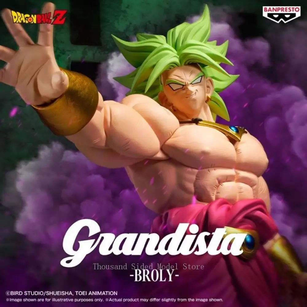 

Original Banpresto Grandista Dragon Ball Z Anime Figure Broli Action PVC Model 31CM Collectible Toys Children's Gift