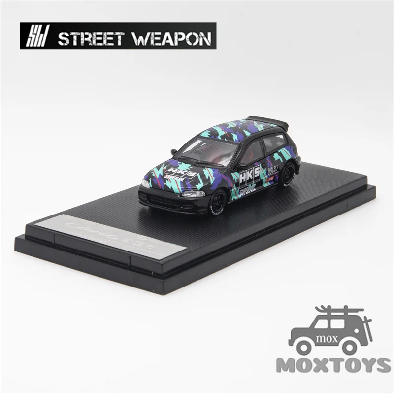 SW 1:64 EG6 HKS Diecast Model Car