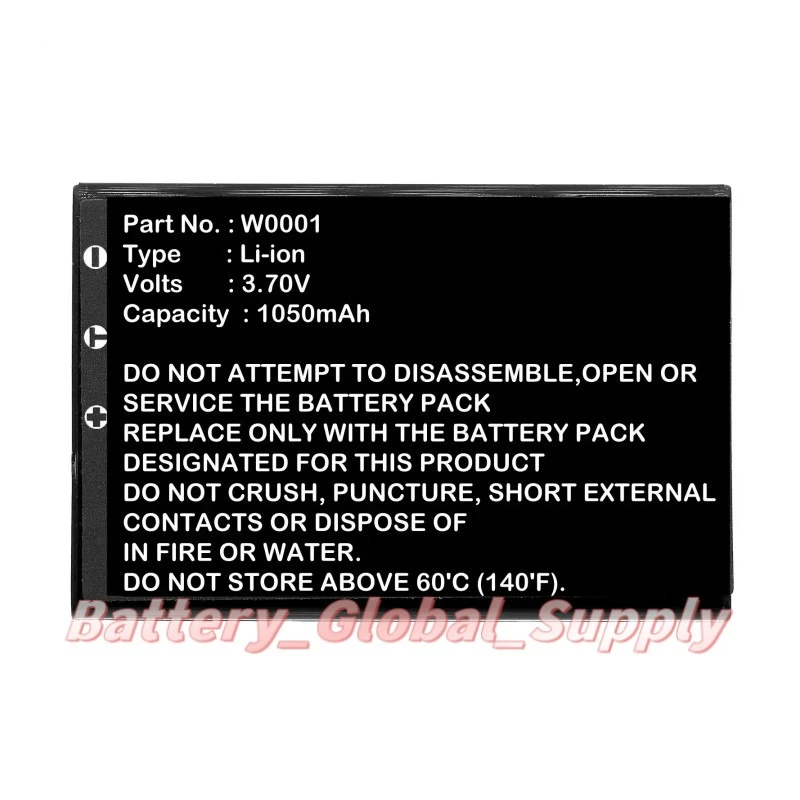 

Battery for W0001 mobile phone 3.7v 1050mah new