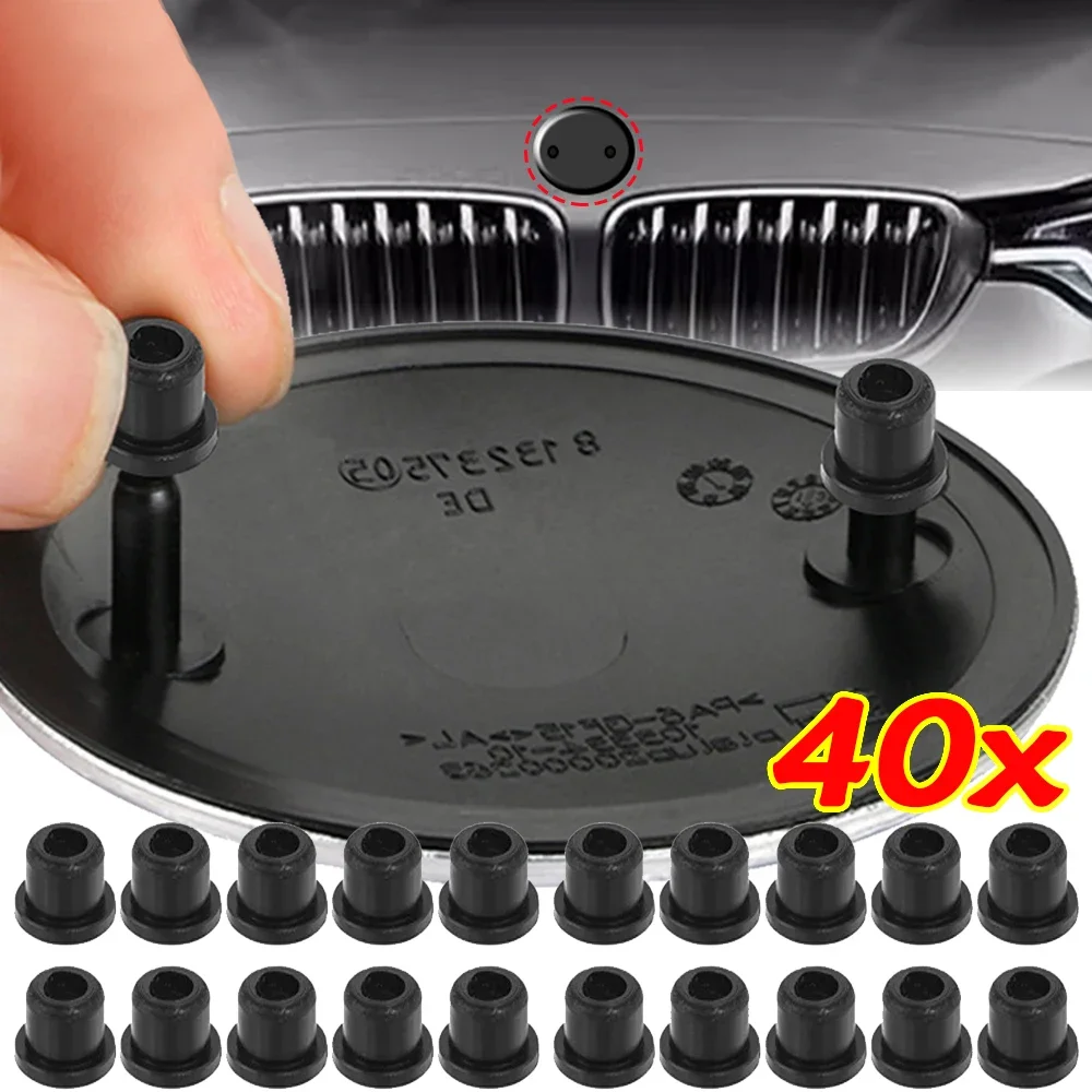 

40pcs Car Hood Logo Trunk Emblem Grommet Holder Clip for BMW 3 5 7 E32 E34 E36 E38 E39 E46 E53 E60 E65 E66 E90 M3 M5 51141807495