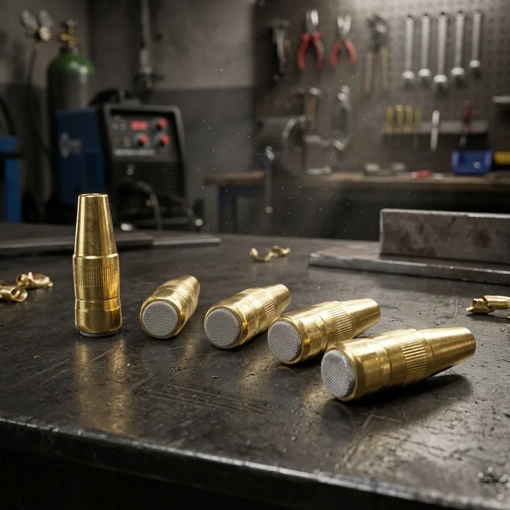 5PK NST3818B Welding Nozzles Designed for Bernard and For Centerfire for slim 38 18 Recess Brass Welding Components