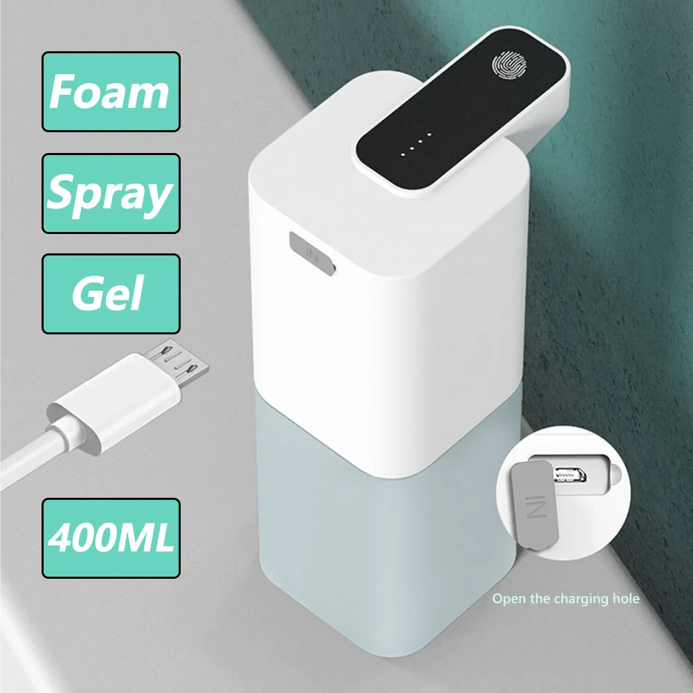 

Automatic Liquid Soap Dispensers Intelligent Charging Universal Foam Soap Dispenser Wall Mounted Waterproof for Hotel Wash Basin
