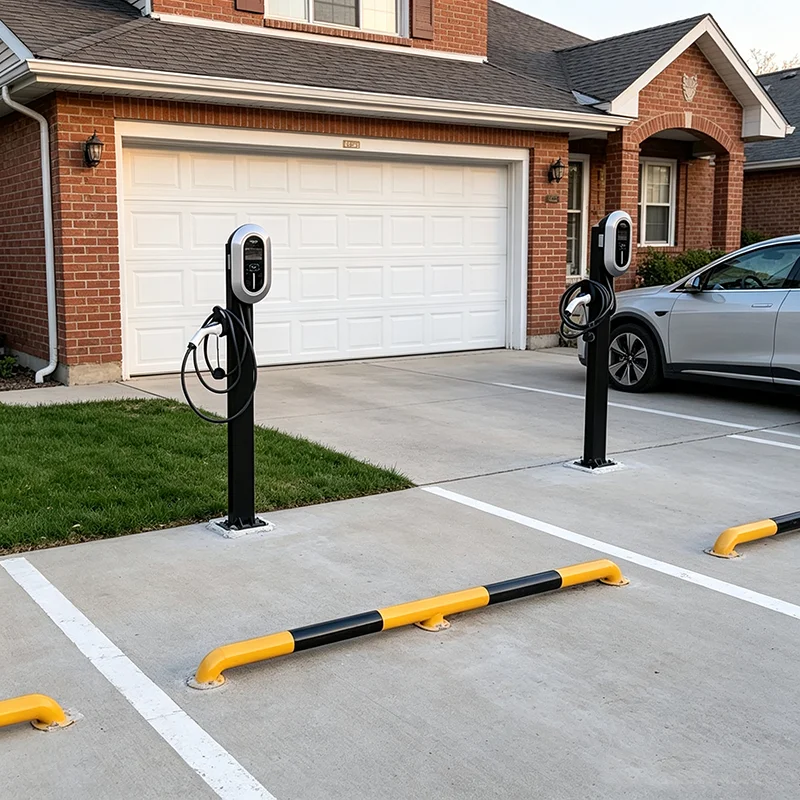 60kW Wall & Floor Optional Level 3 EV Charger CCS1 NACS OCPP Supported Commercial DC Fast Charger