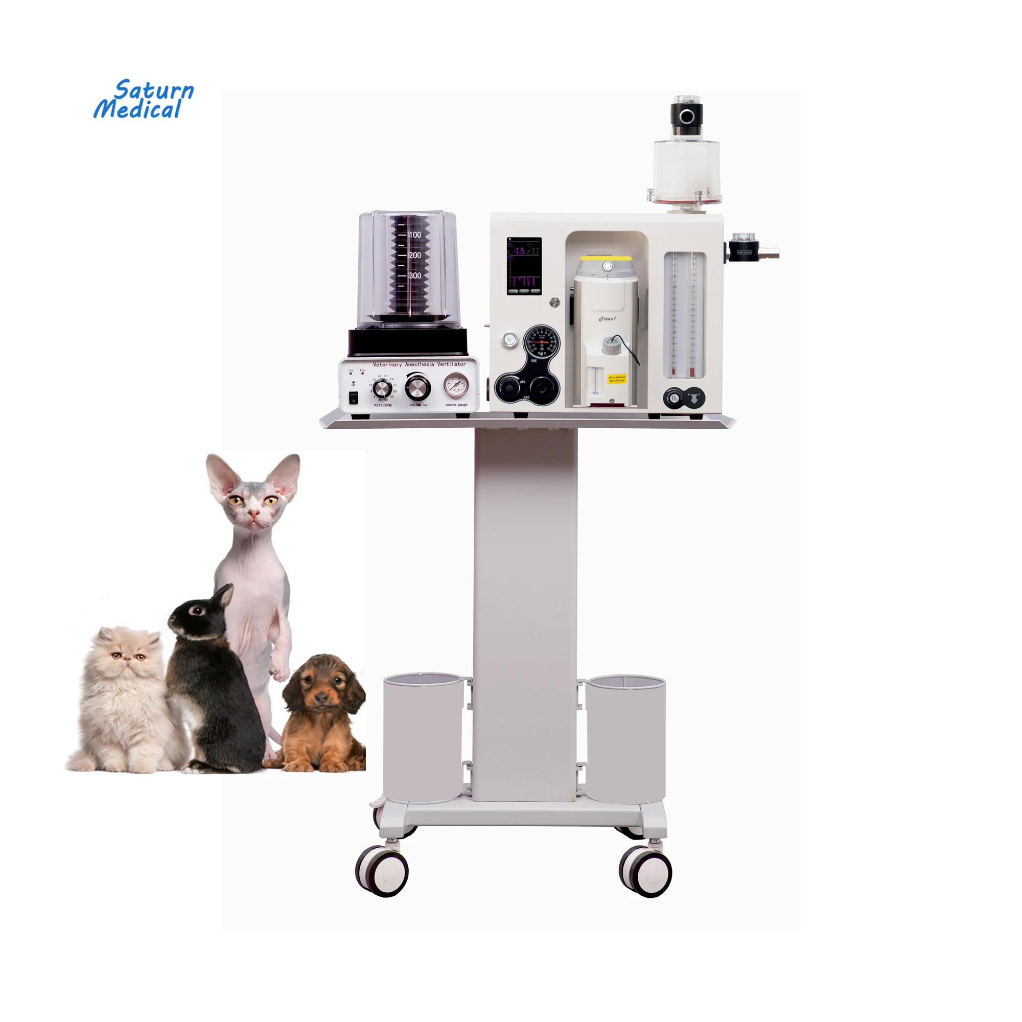 

High Quality Pet Big Small Animal Vet Veterinarian Veterinary Anesthesia Machine