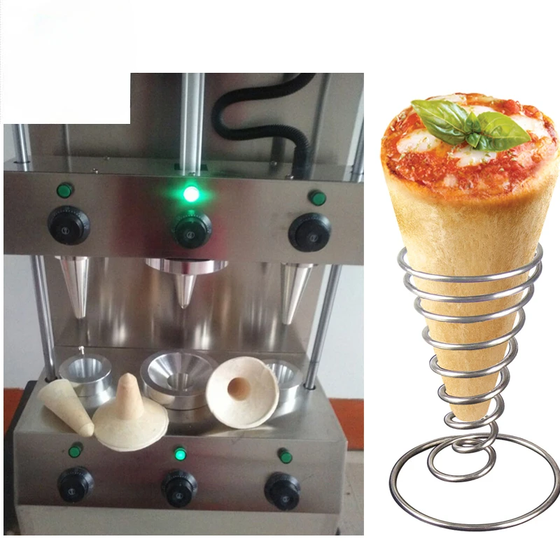 110V/220V Dairy sweet edible crispy sugar wafer kono waffle cup maker snow pizza cone machine