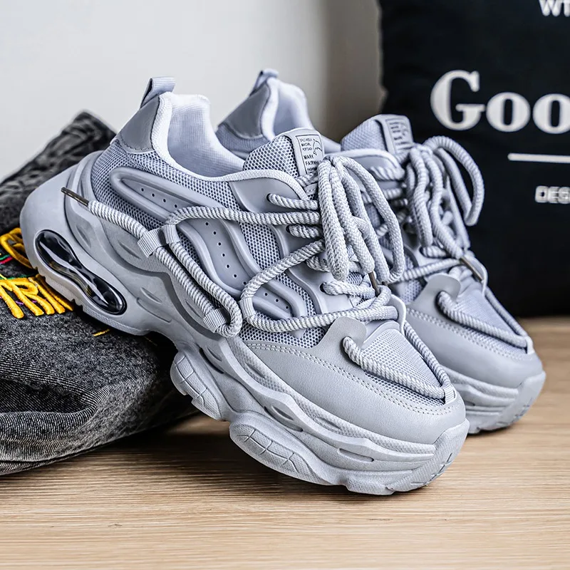 Chunky sneakers four season new breathable lightweight comfort outdoor Racing running fashion soft sole casual Speed sports shoe