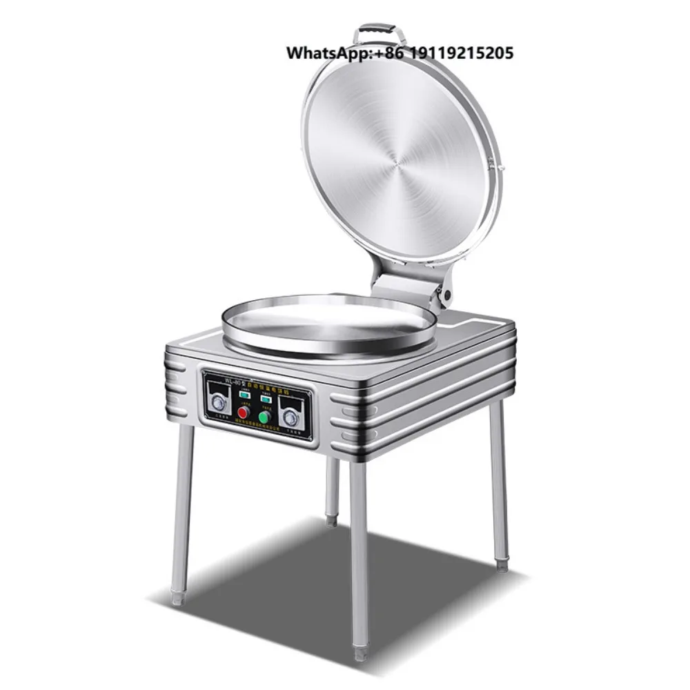 Commercial Automatic Crepe Pancake Maker Stainless Steel Food Snack for Home & Restaurant Use 220v New Version