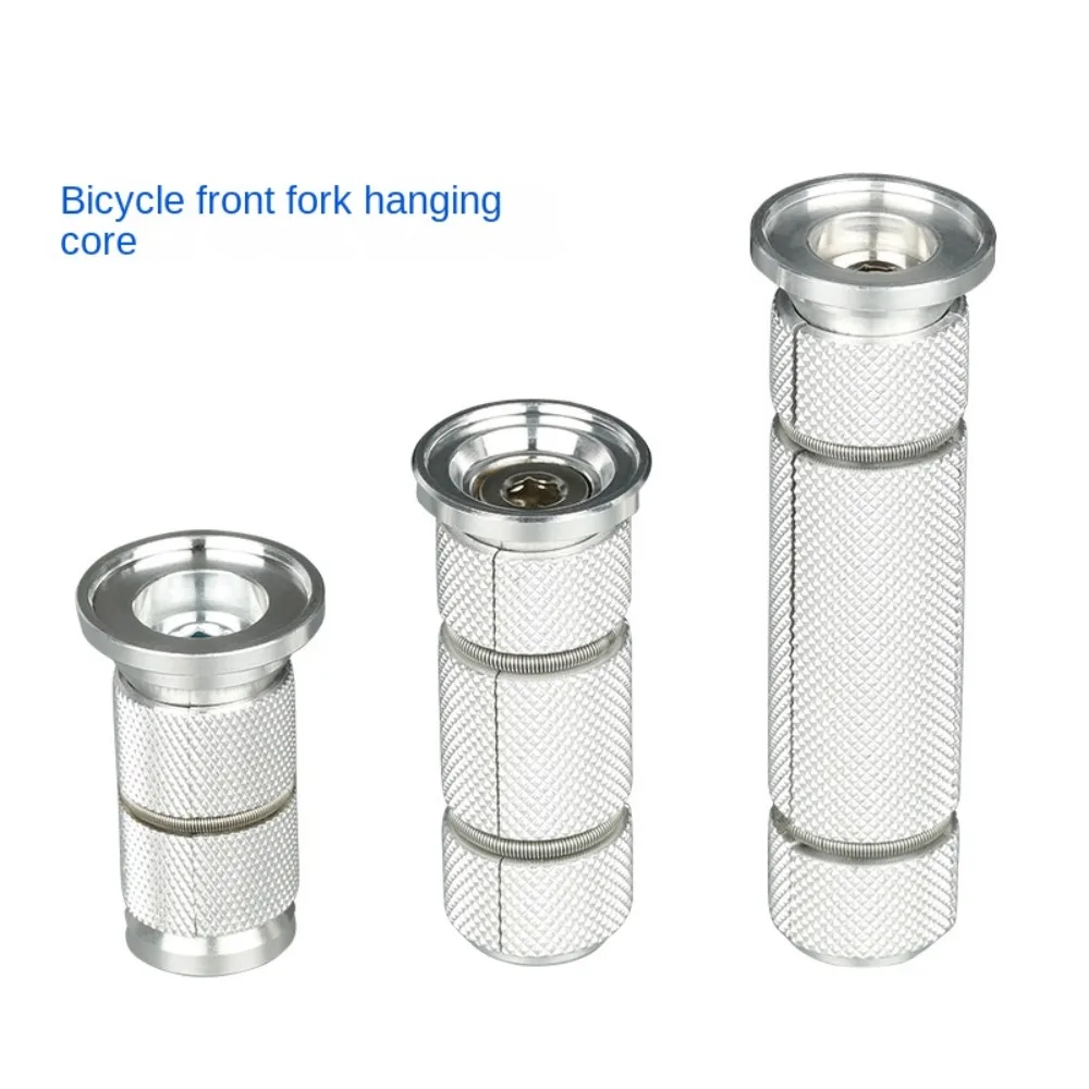 Bicycle Parts Aluminum Alloy Bicycle Fork Steerer 1-1/8 Silver Star Nut Adjuster Bowl Top Cap Mount Bicycle