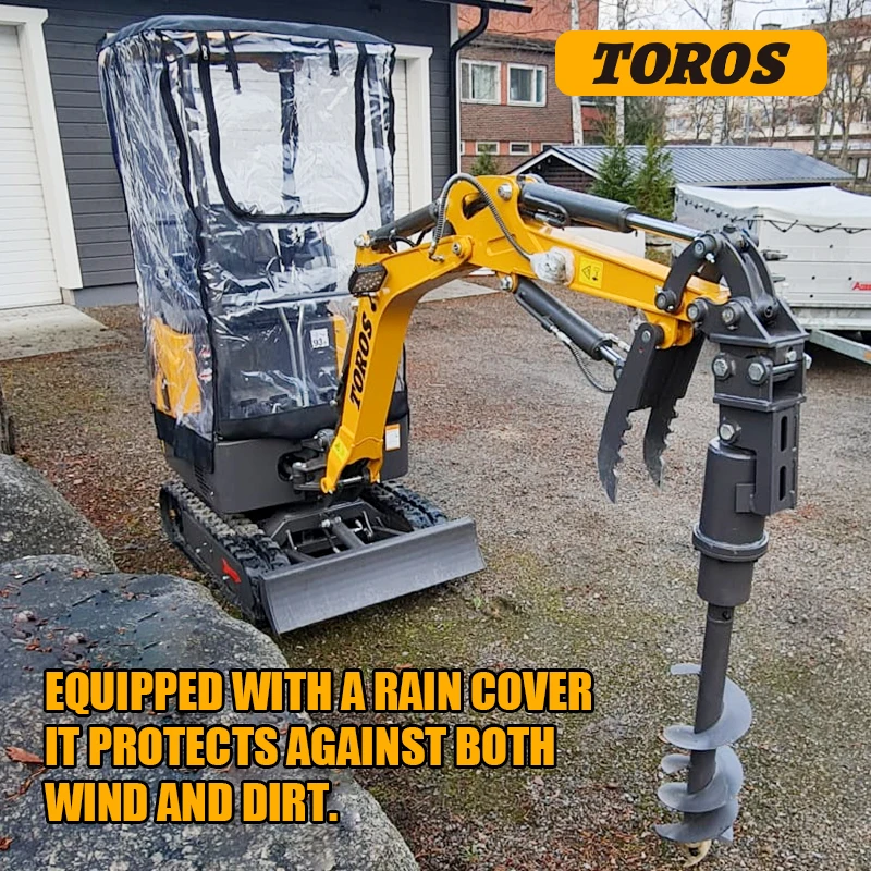 Toros Earthmoving Machinery Micro Customized Mini Excavator 1.6ton Customized Mini Excavator With Air Conditioning