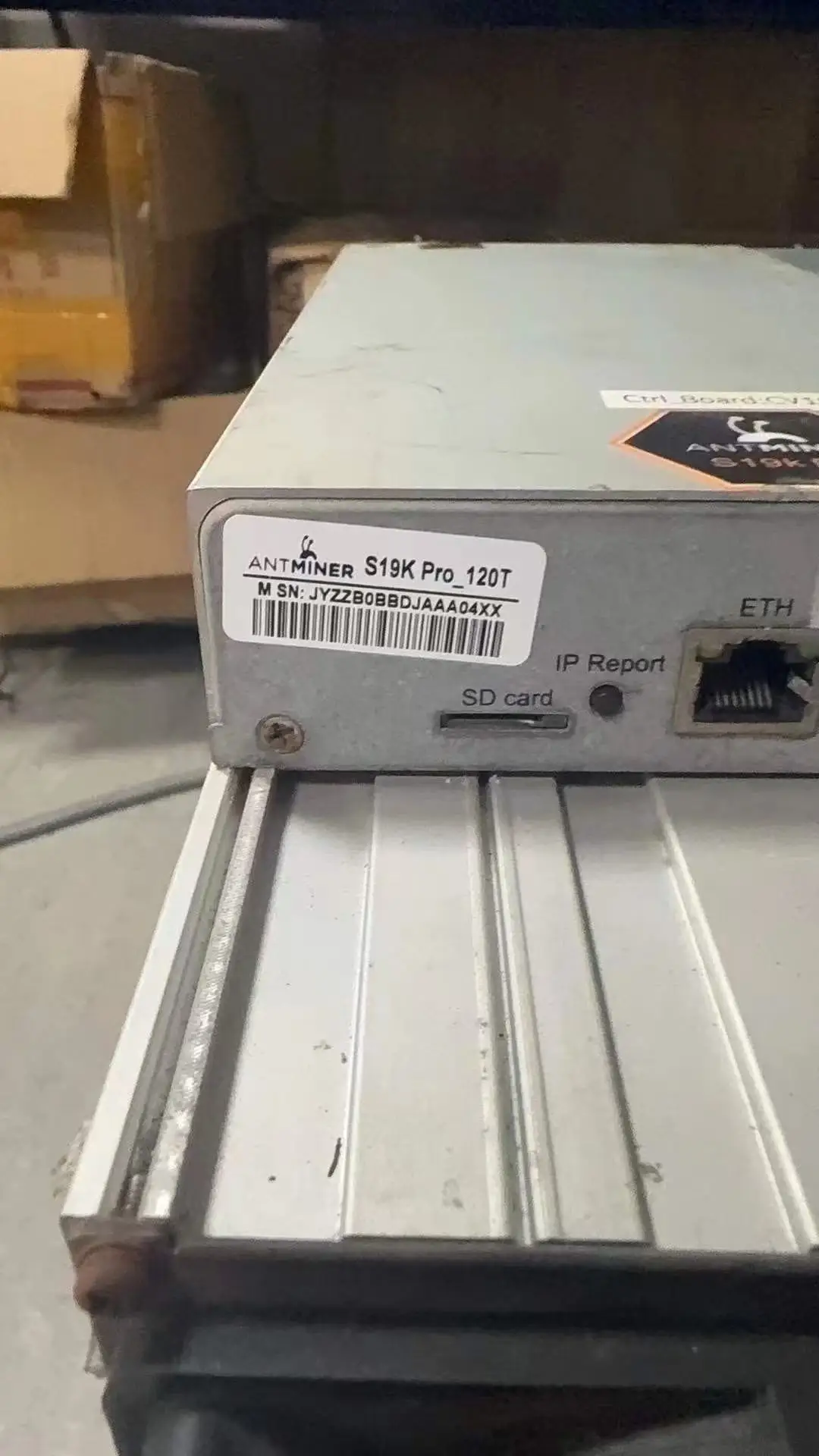 شحن مجاني جهاز تعدين BTC BCH AntMiner S19K 120T 2760W مع PSU أفضل من S17 Pro T17 S19 WhatsMiner M21S M31S 110T